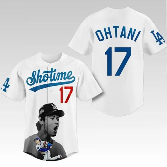 2025 LA Dodgers x Shohei Ohtani 17 Jersey - Bigfirefashion