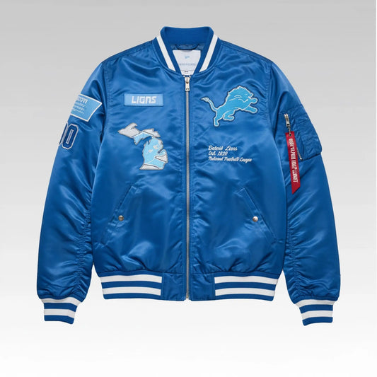 2025 Marshall Mathers Detroit Lions Bomber Jacket Bigfire Fashion