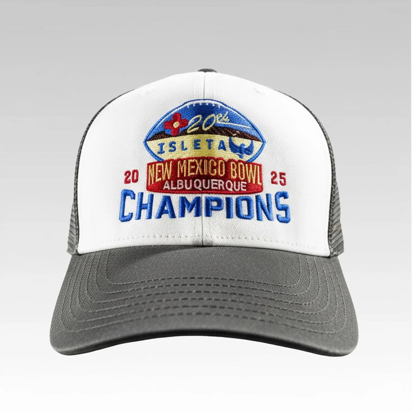 2025 Mean Green Islate New Mexico Bowl Albuquerque Champions Hat Bigfirefashion