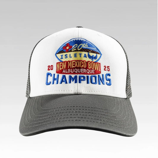 2025 Mean Green Islate New Mexico Bowl Albuquerque Champions Hat Bigfirefashion