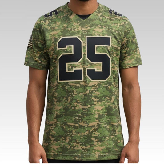 2025 Miami Hurricanes Military Camo Jersey