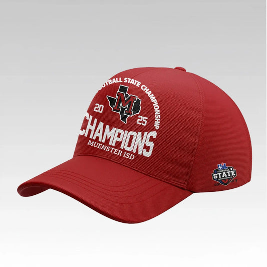 2025 Muenster ISD Champions Football State Championship Hat