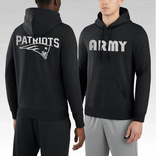 2025 New England Patriots Army Hoodie - Bigfirefashion