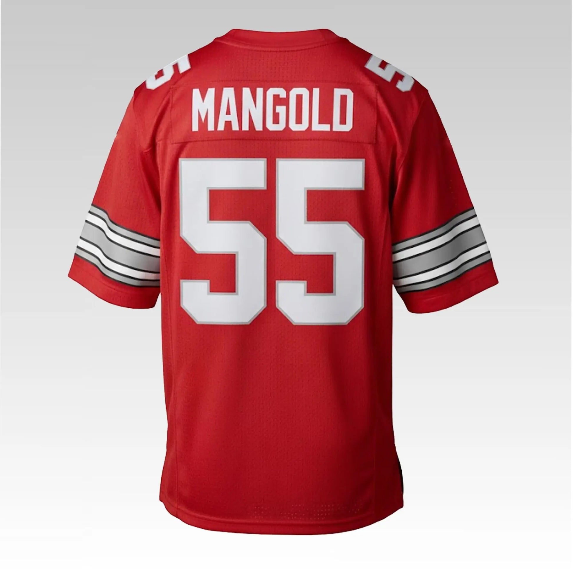 2025 Ohio State Jeremy Ruckert Nick Mangold Jersey - Bigfirefashion