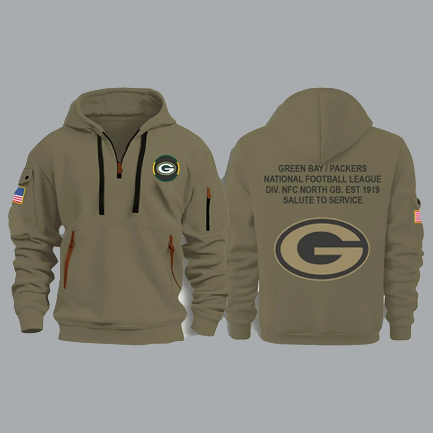 2025 Packers Salute TO service Hoodie - Bigfirefashion