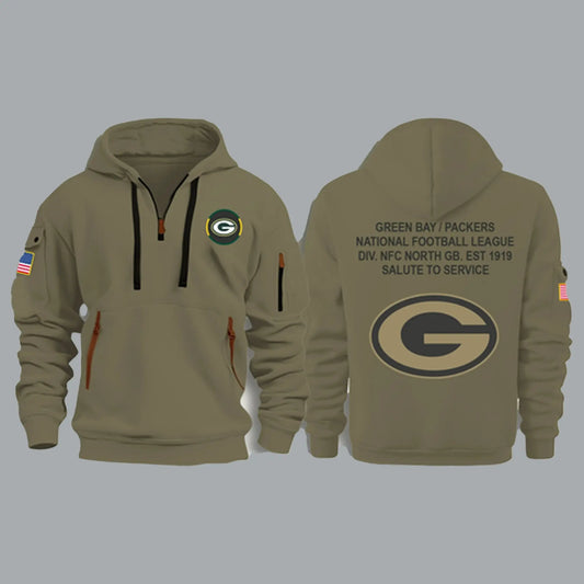 2025 Packers Salute TO service Hoodie - Bigfirefashion