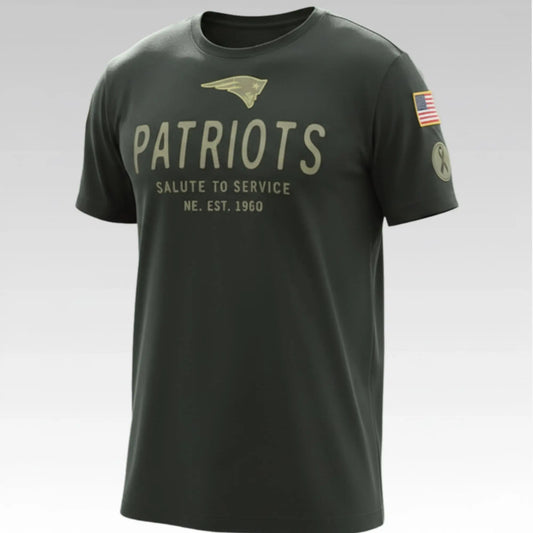 2025 Patriots Salute To Service Ne Est 1960 Shirt - Bigfirefashion