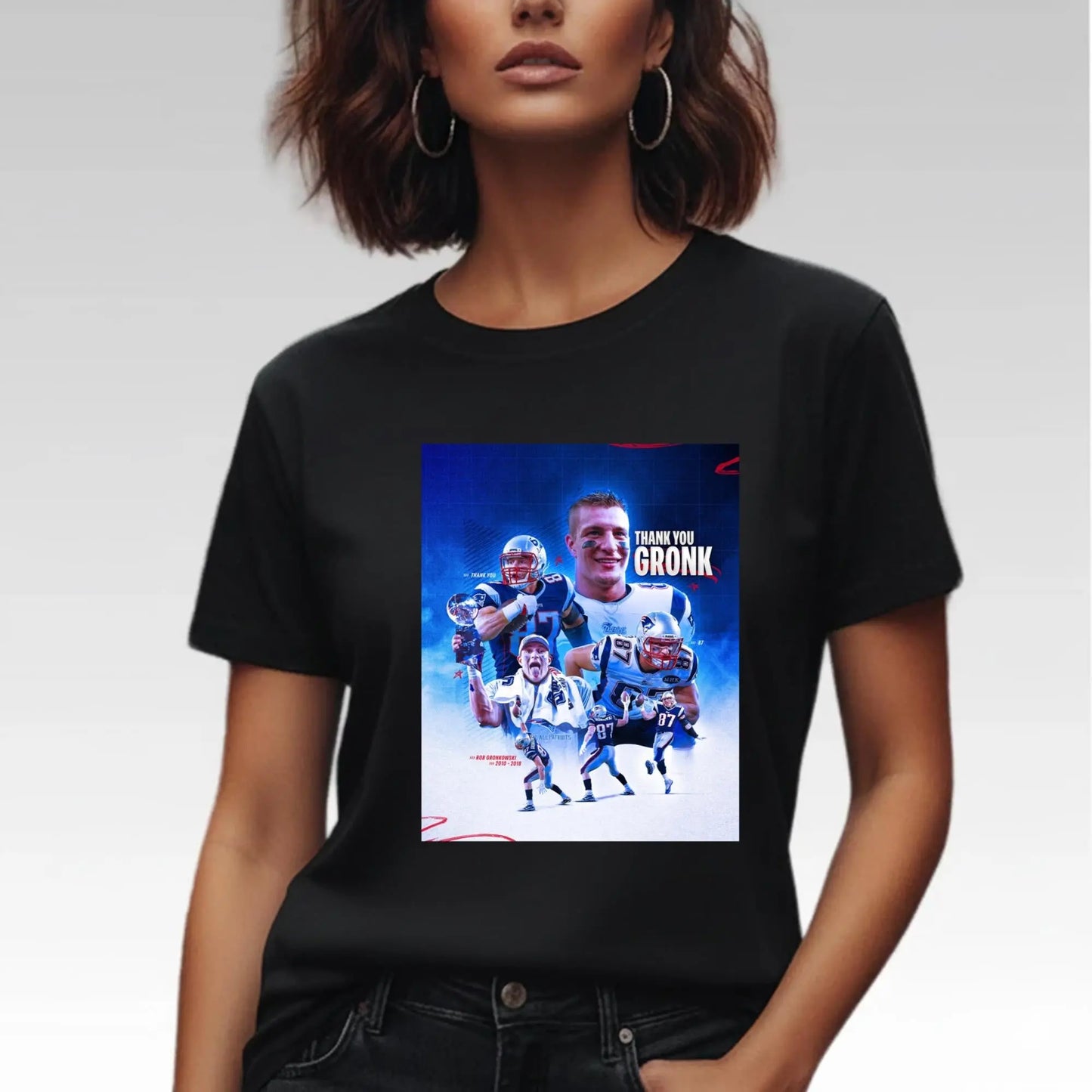 2025 Patriots Thank You Gronk Shirt - Bigfirefashion