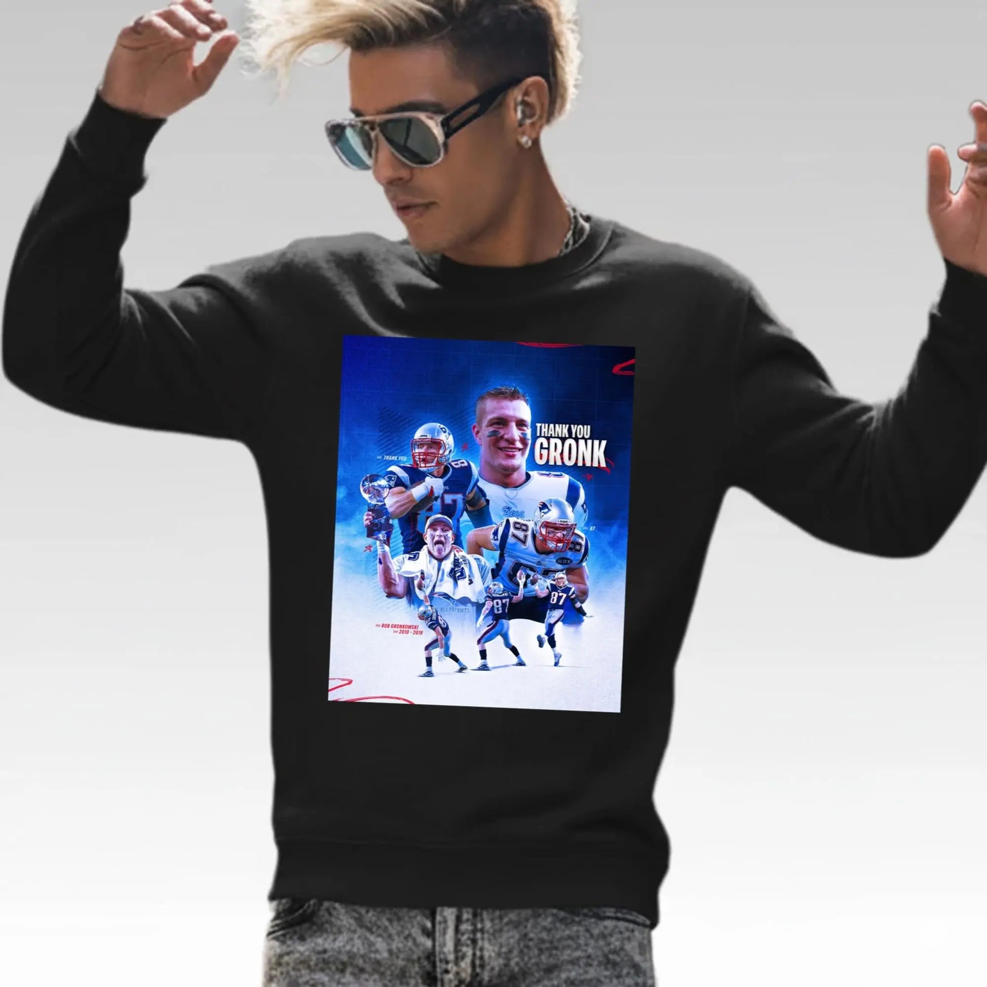2025 Patriots Thank You Gronk Shirt - Bigfirefashion