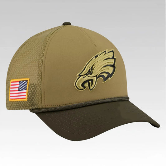 2025 Philadelphia Eagles Salute to Service Hat - Bigfirefashion