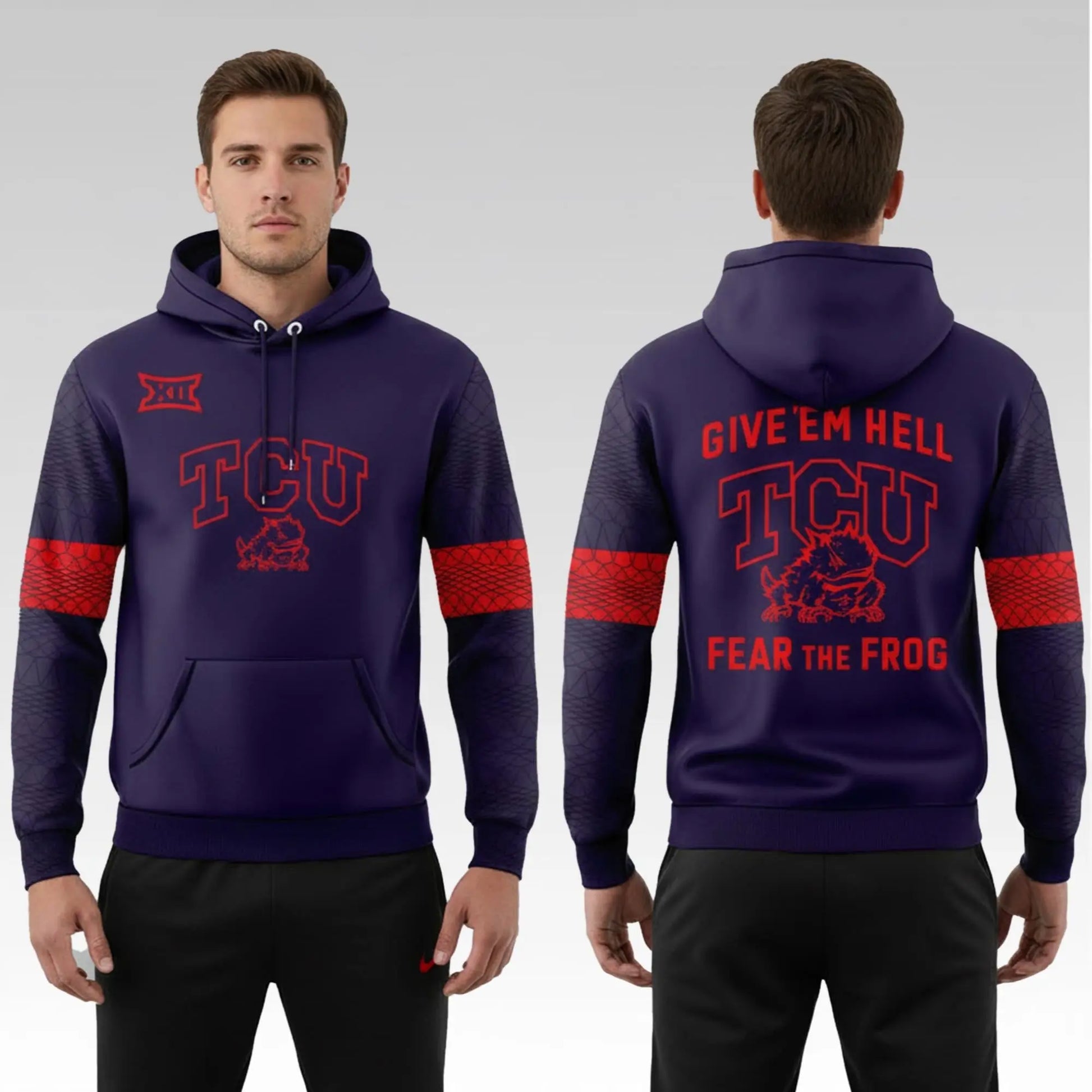 2025 TCU Give Em Hell Fear the Frog Shirt - Bigfirefashion