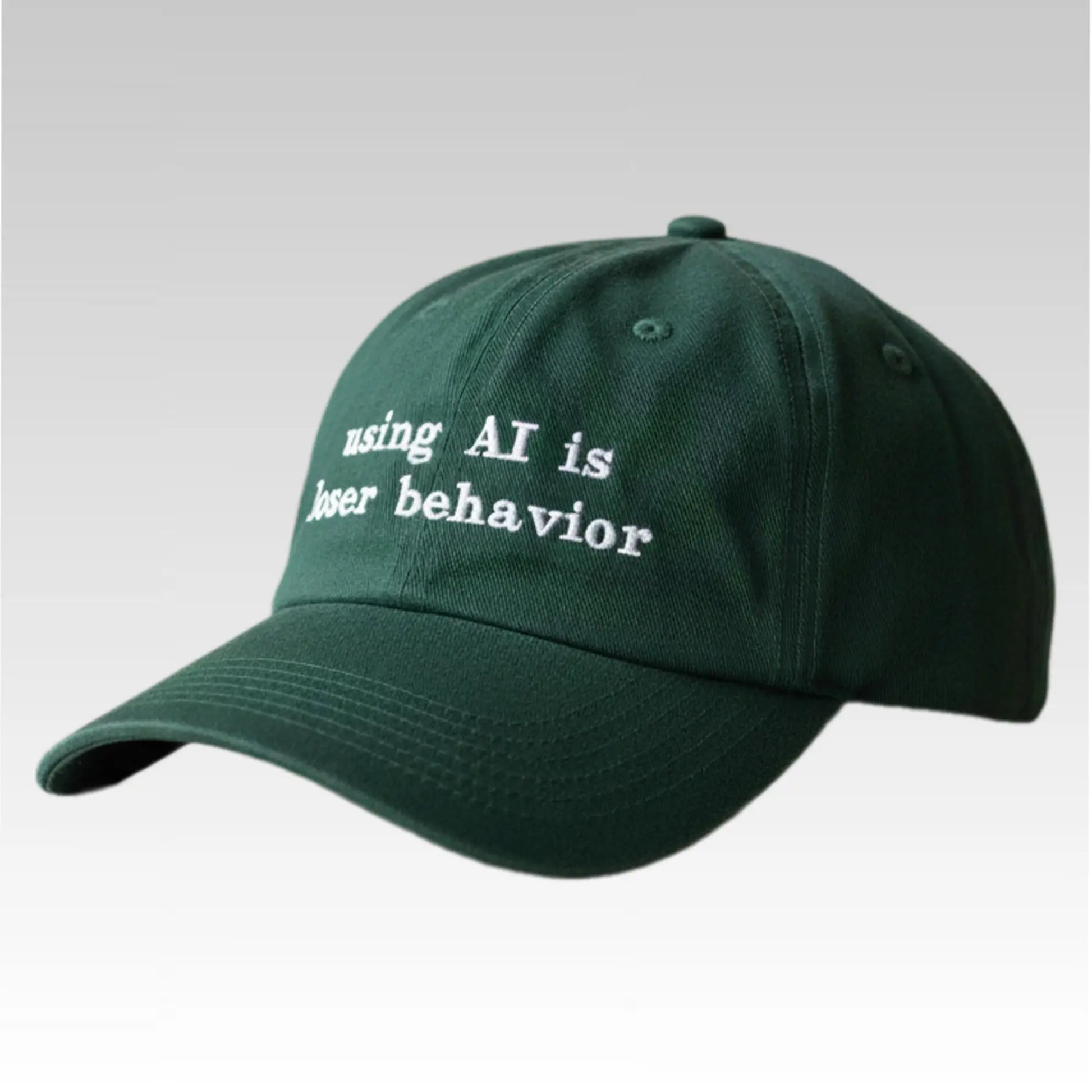 2025 Using Ai Is Loser Behavior Hat Bigfire Fashion