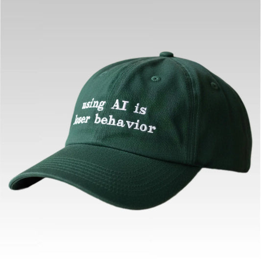 2025 Using Ai Is Loser Behavior Hat Bigfire Fashion
