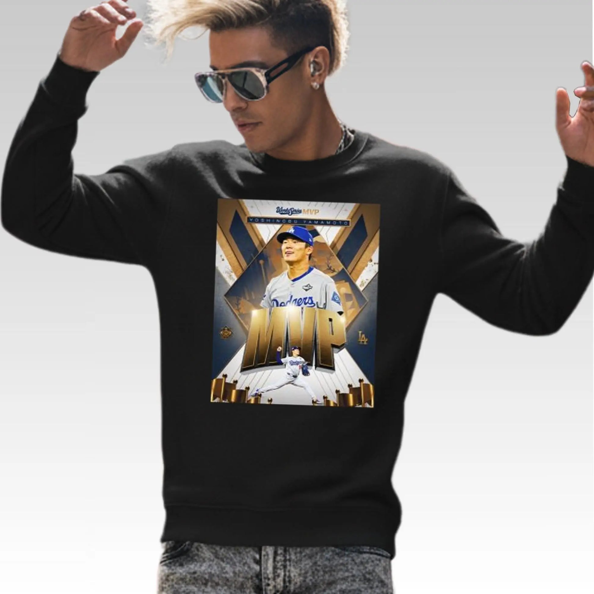 2025 Yoshinobu Yamamoto World Series MVP Shirt - Bigfirefashion