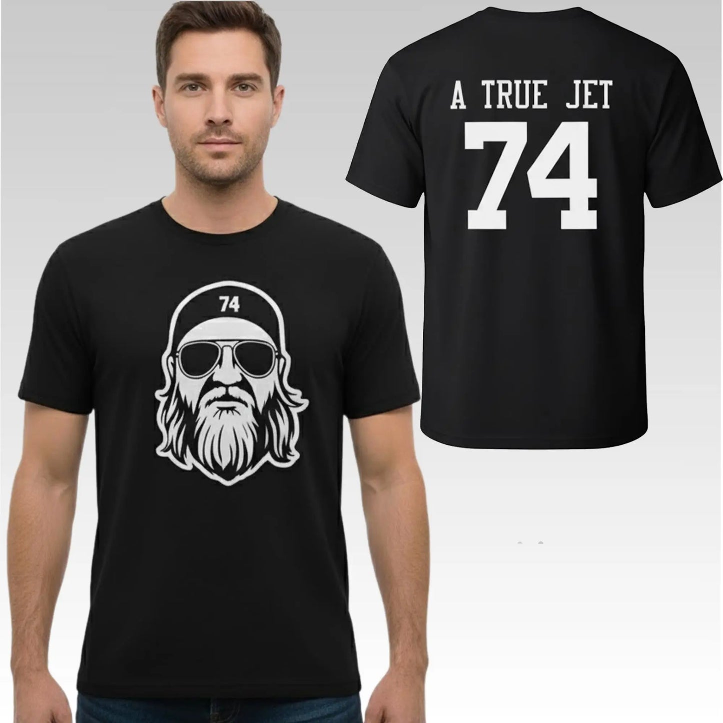 2025 New York Jets Nick Mangold A True Jet 74 Shirt - Bigfirefashion