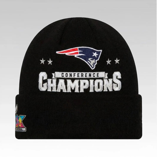 2026 Patriots AFC Bowl LIX Conference Champions Beanie Hat