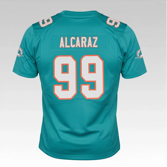 2026 Carlos Alcaraz Miami Dolphins Jersey Bigfirefashion