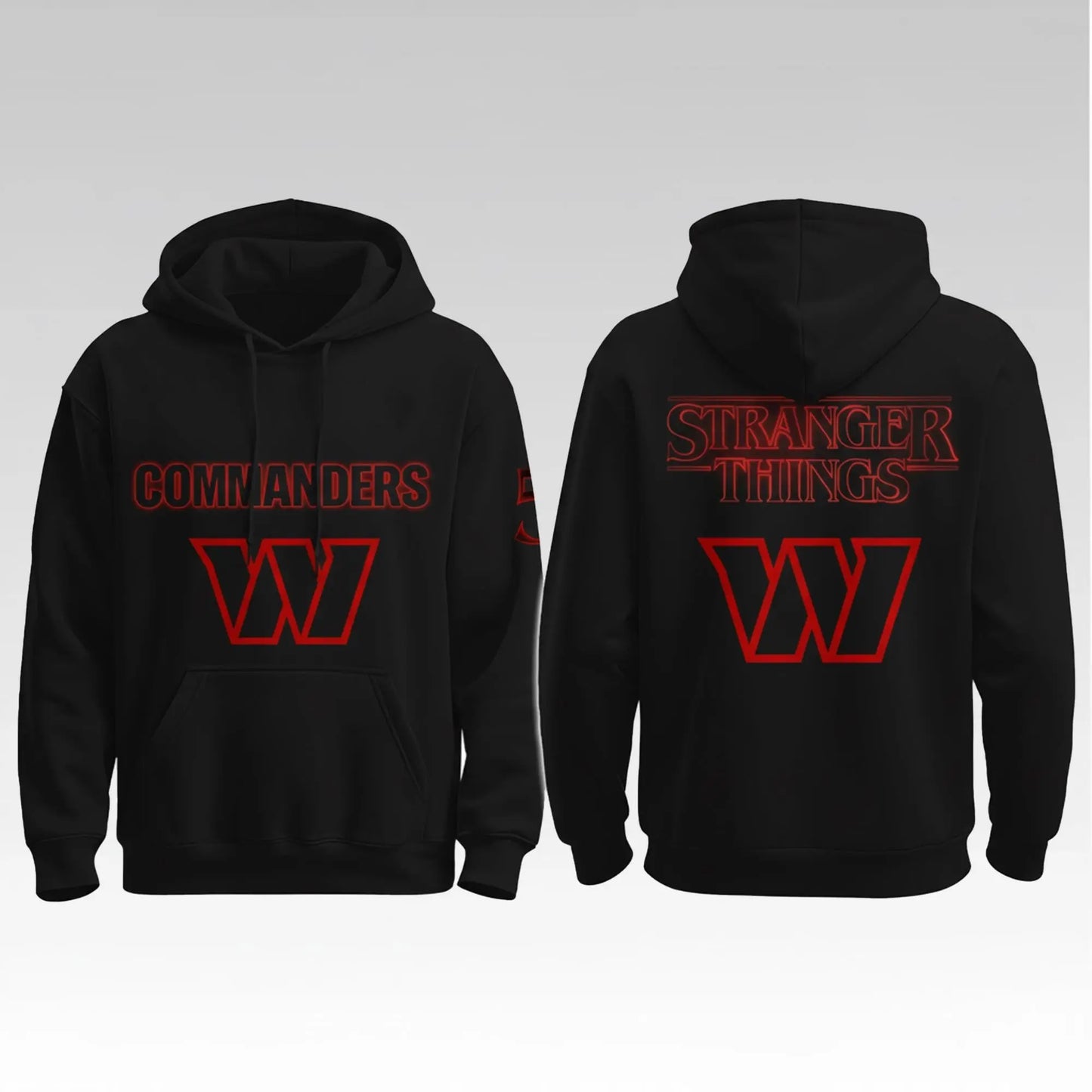 2026 Commanders Stranger Things Hoodie