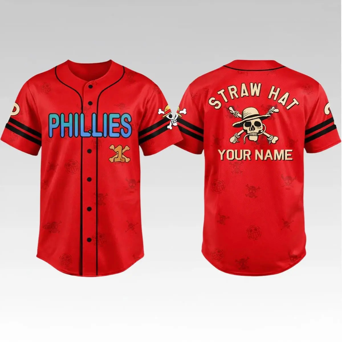 2026 Phillies Straw Hat Crew One Piece Jersey