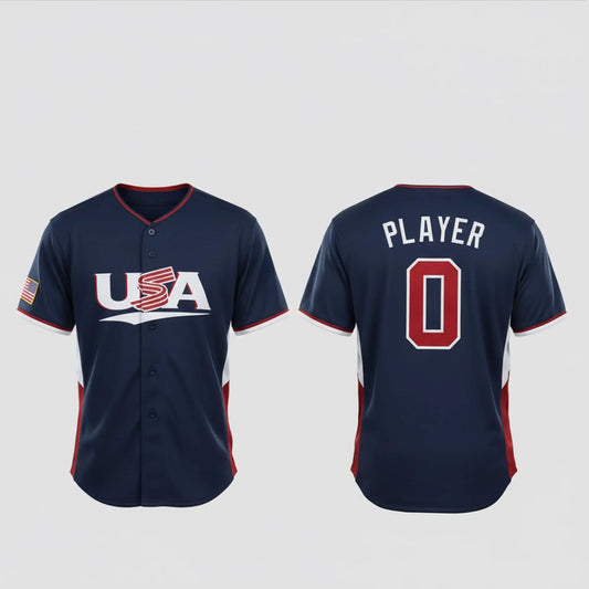 2026 Team Usa World Baseball Navy Paul Skenes Jersey Bigfirefashion