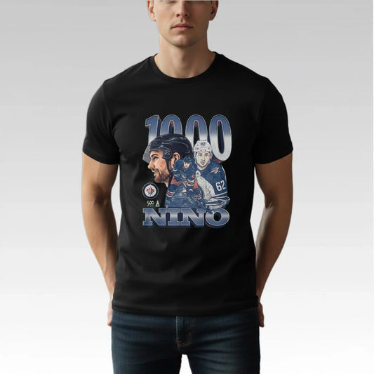 Alex Iafallo 1000 Nino Niederreiter Shirt