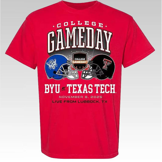 BYU Vs Texas Tech College GameDay Shirt - Bigfirefashion