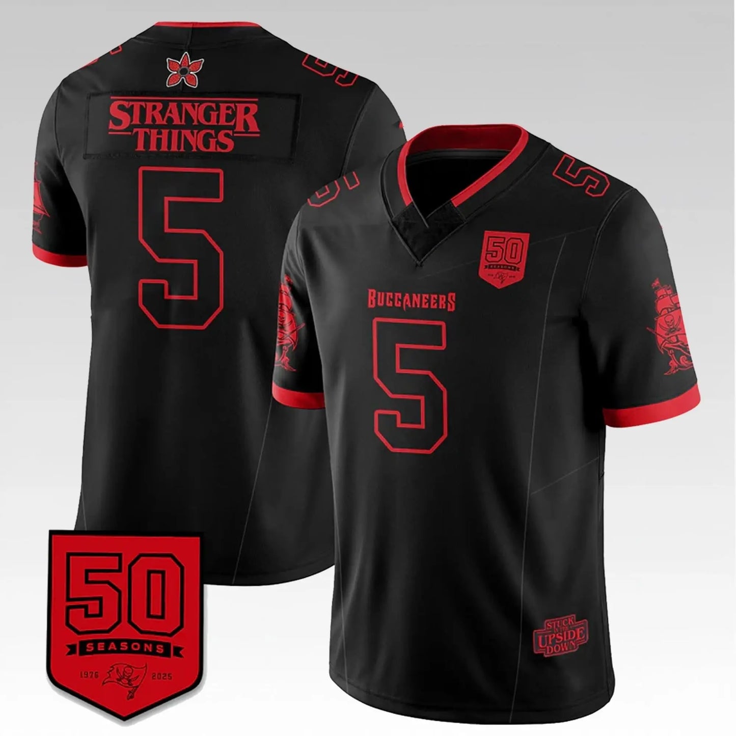 Buccaneers Stranger Things 50 Season Jersey Bigfirefashion