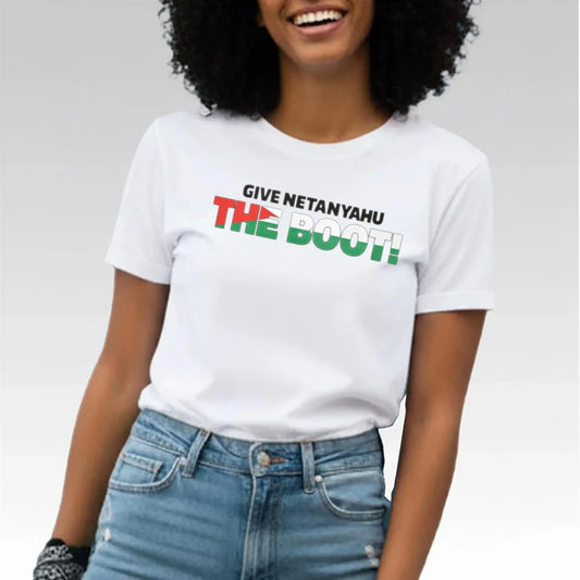 Cantona Give Netanyahu The Boot Free Palestine Shirt - Bigfirefashion