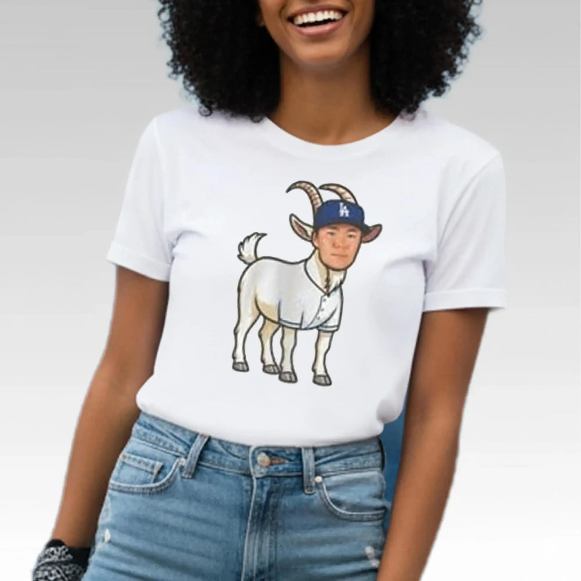 Dodgers Yoshinobu Yamamoto The Goat Shirt - Bigfirefashion