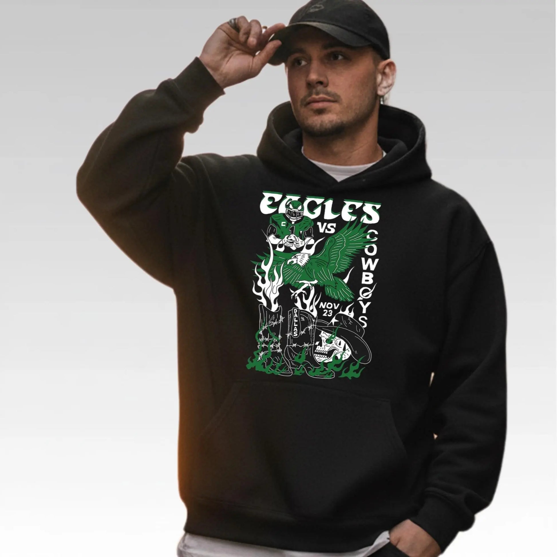 Eagles Showdown In Dallas Shirt 2025 - Bigfirefashion