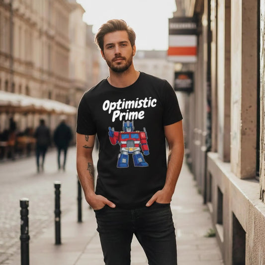 Elon Musk Optimistic Prime Shirt