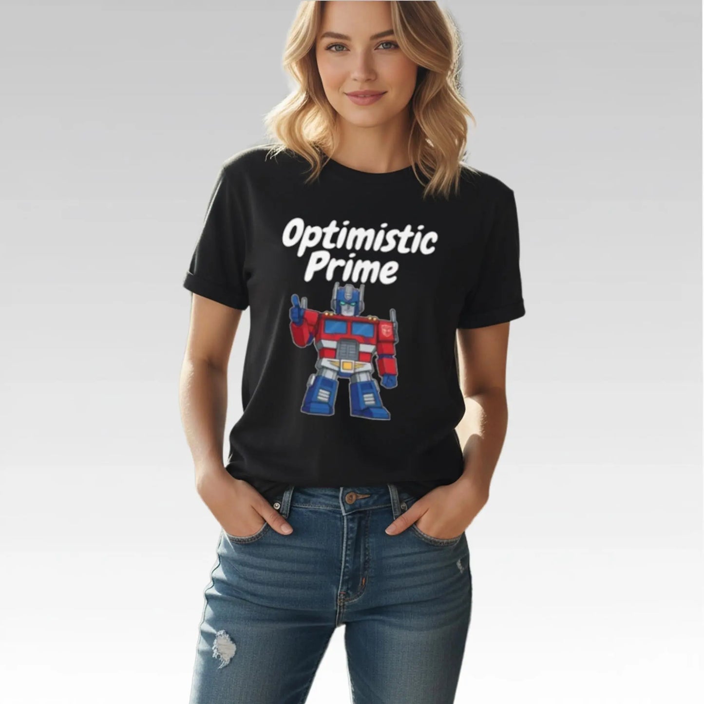 Elon Musk Optimistic Prime Shirt