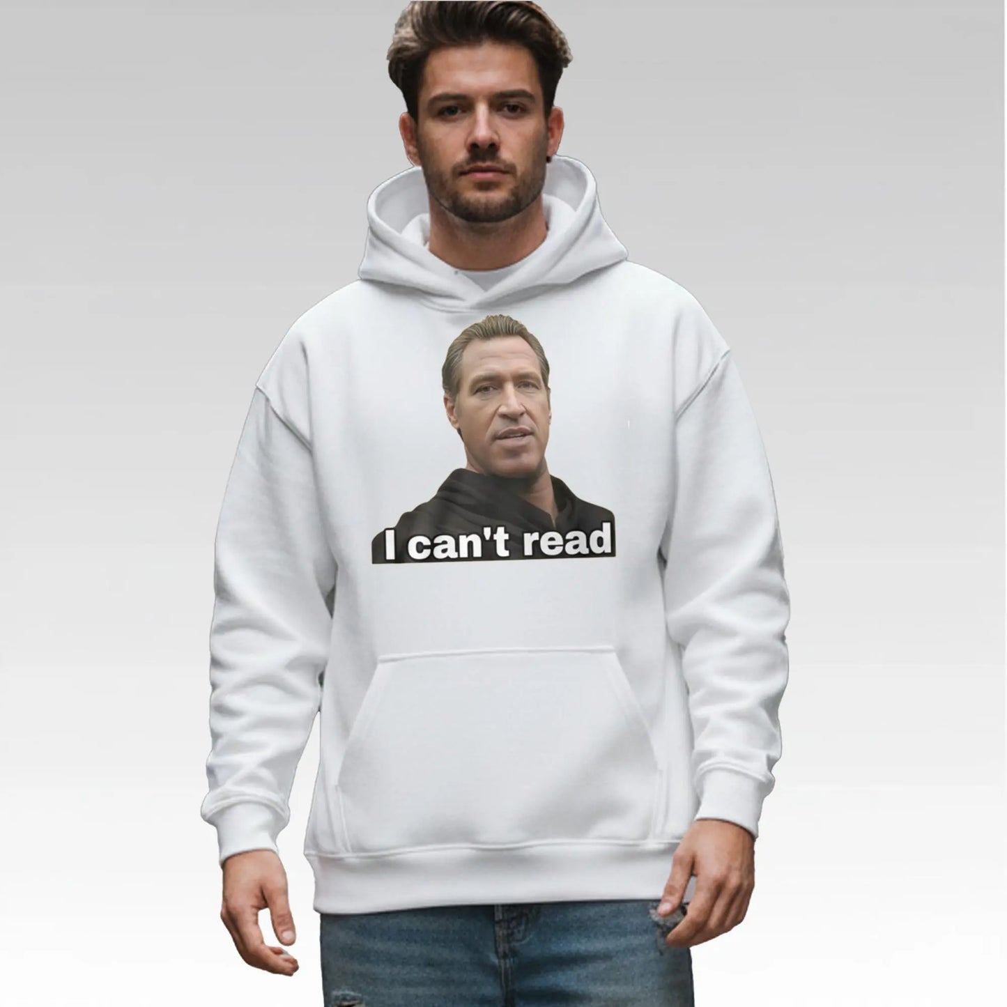 Gavin Newsom I Can't Read Shirt