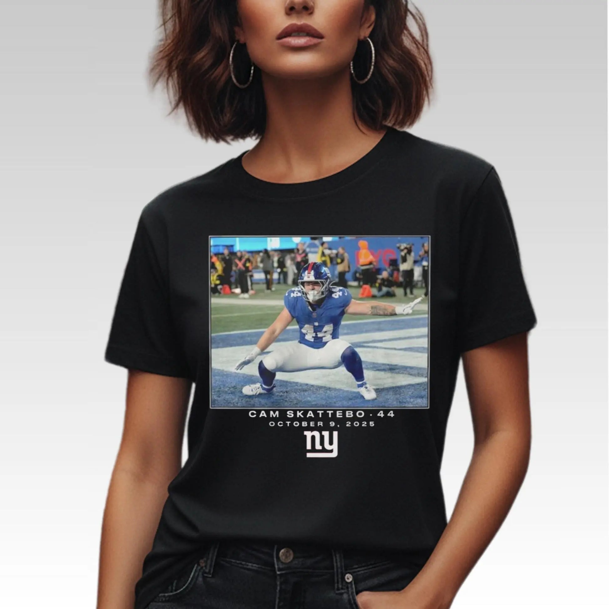 Giants John Michael Schmitz Cam Skattebo 44 Shirt - Bigfirefashion