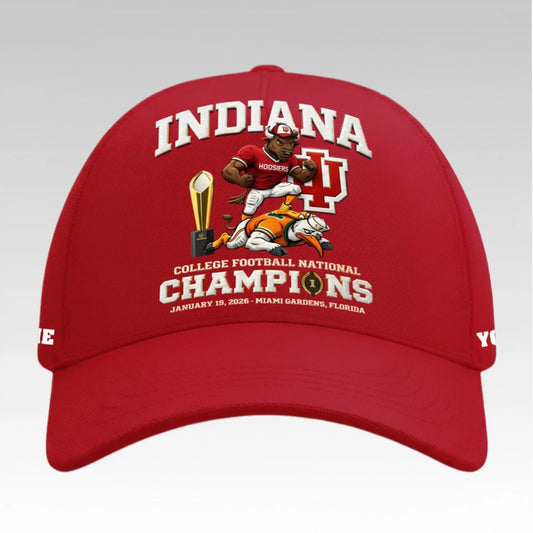 Hoosiers Champions College Football National Hat Bigfirefashion