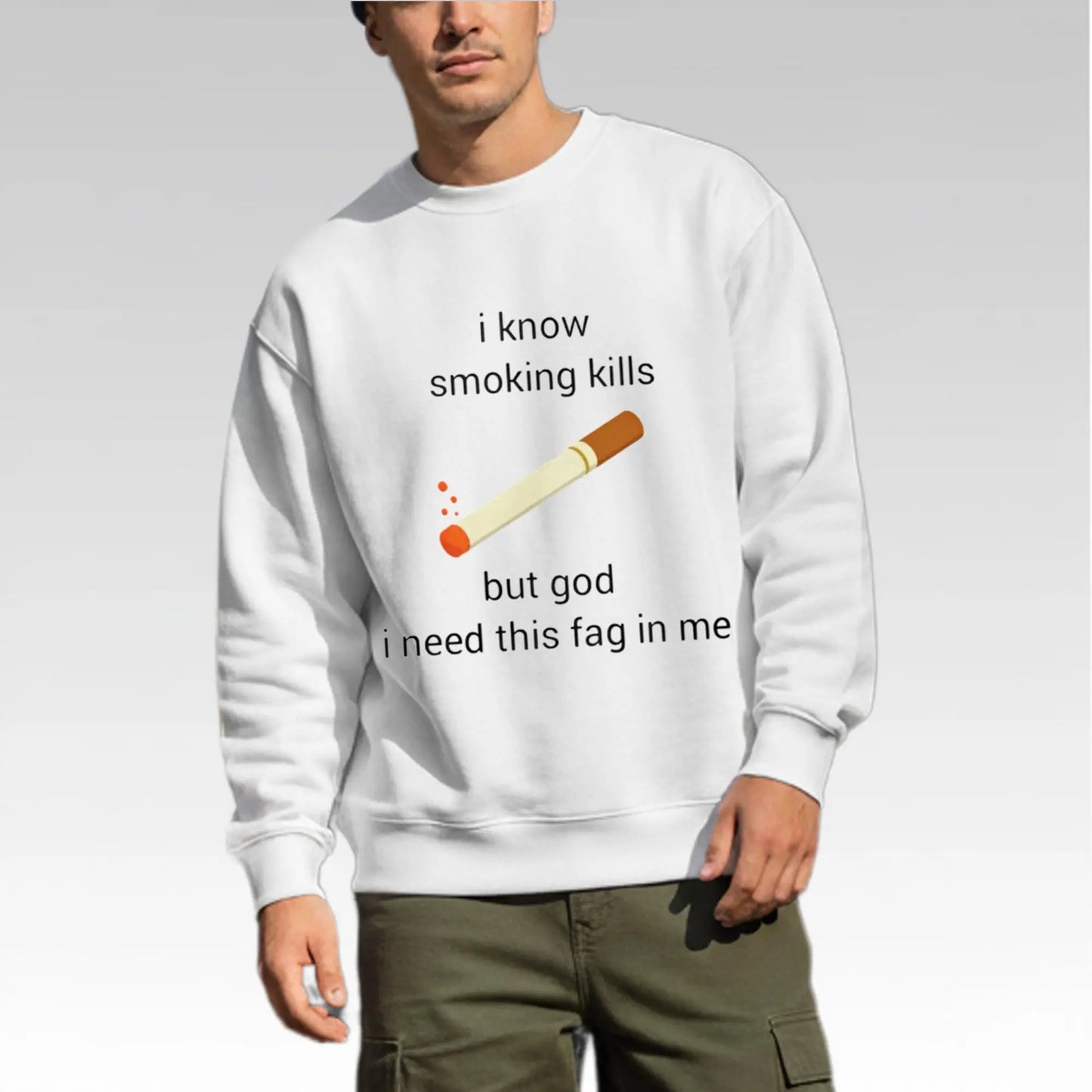 I Know Smoking Kills But God I Need This Fag In Me Shirt Bigfirefashion