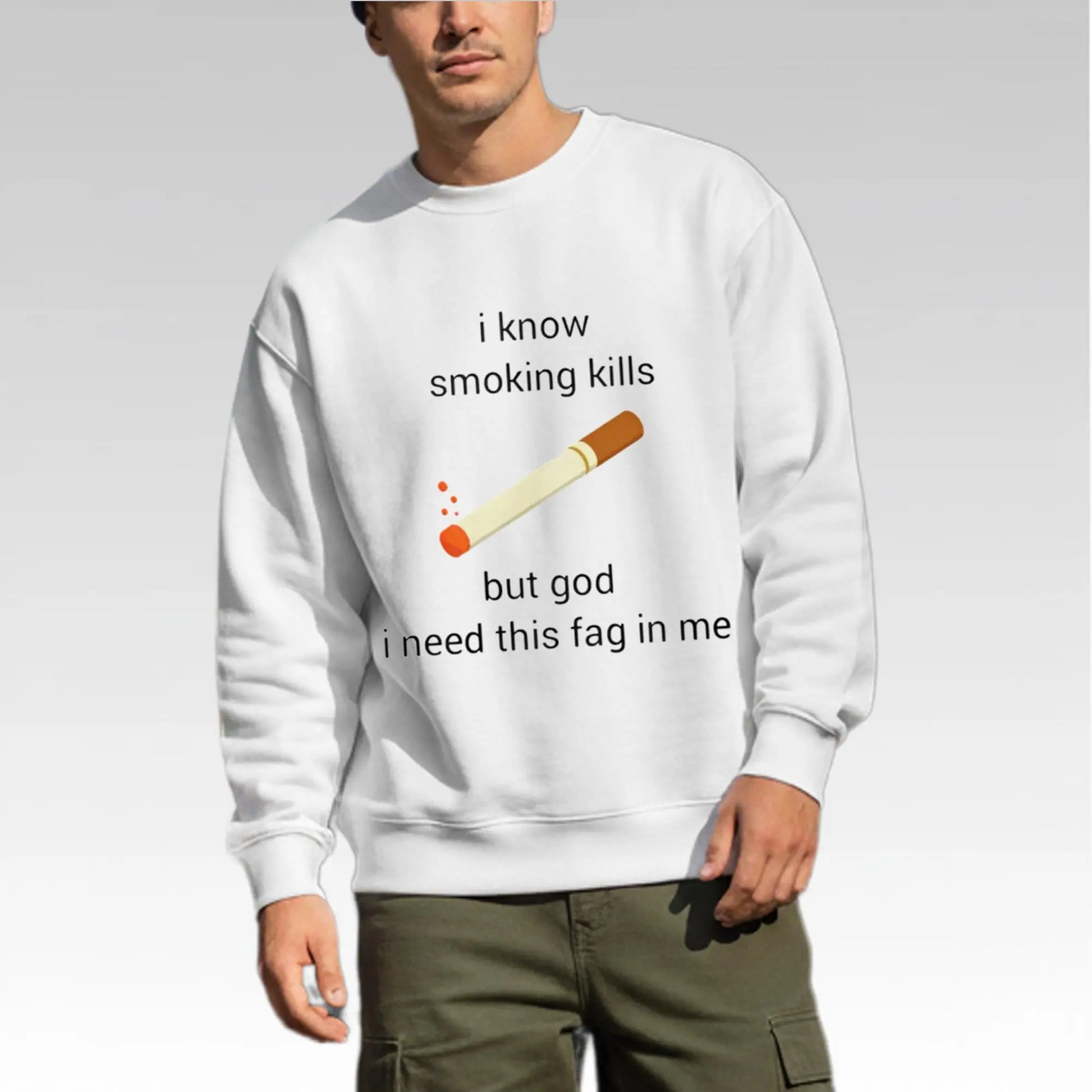 I Know Smoking Kills But God I Need This Fag In Me Shirt Bigfirefashion