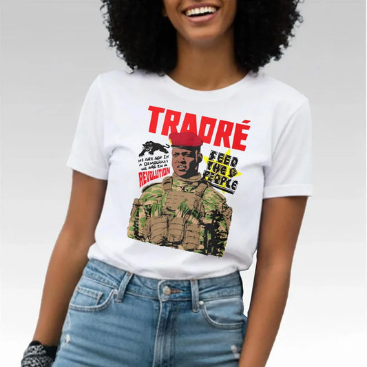 Ibrahim Traore We Are Not In A Democracy We Are In A Revolution Shirt - Bigfirefashion