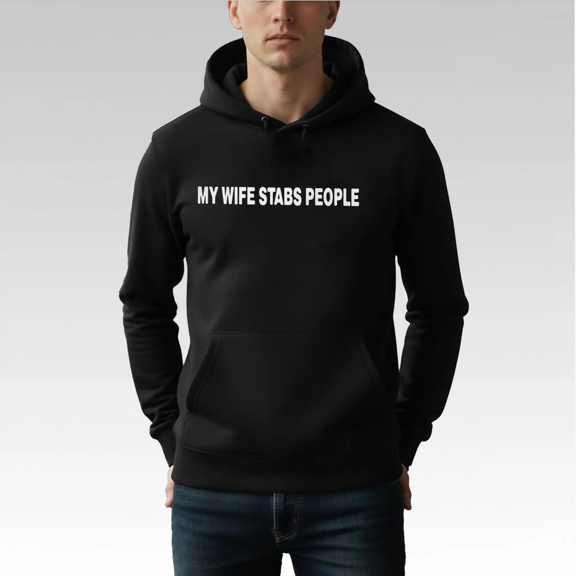 Javier Gabriel My Wife Stabs People Shirt Bigfirefashion