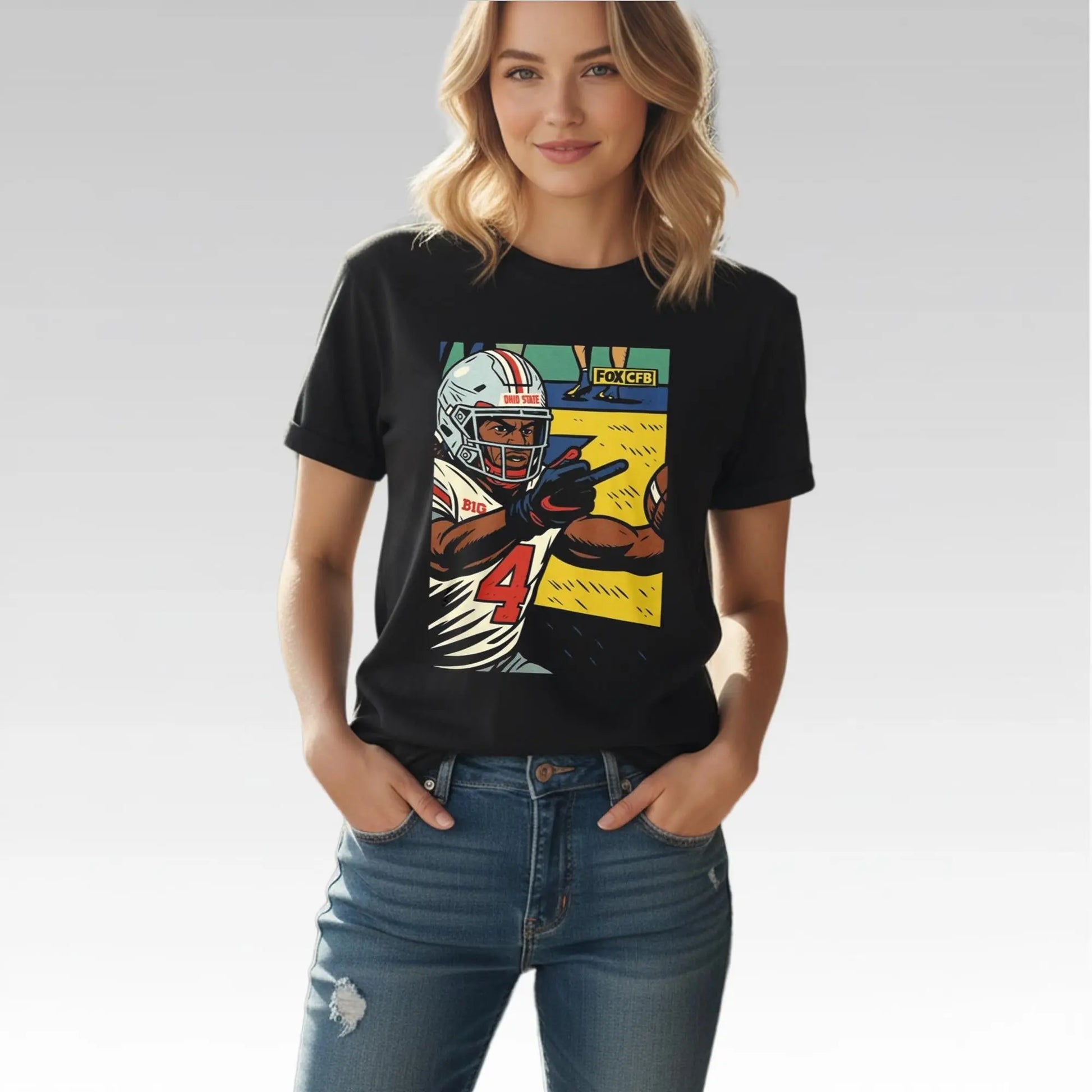 Jeremiah Smith Middle Finger Fan Michigan Shirt Bigfirefashion