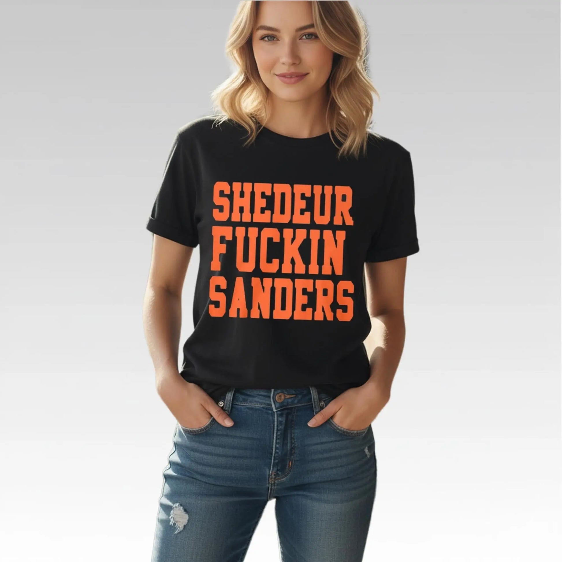 John Hillbery Shedeur Fuckin Sanders Shirt Bigfirefashion