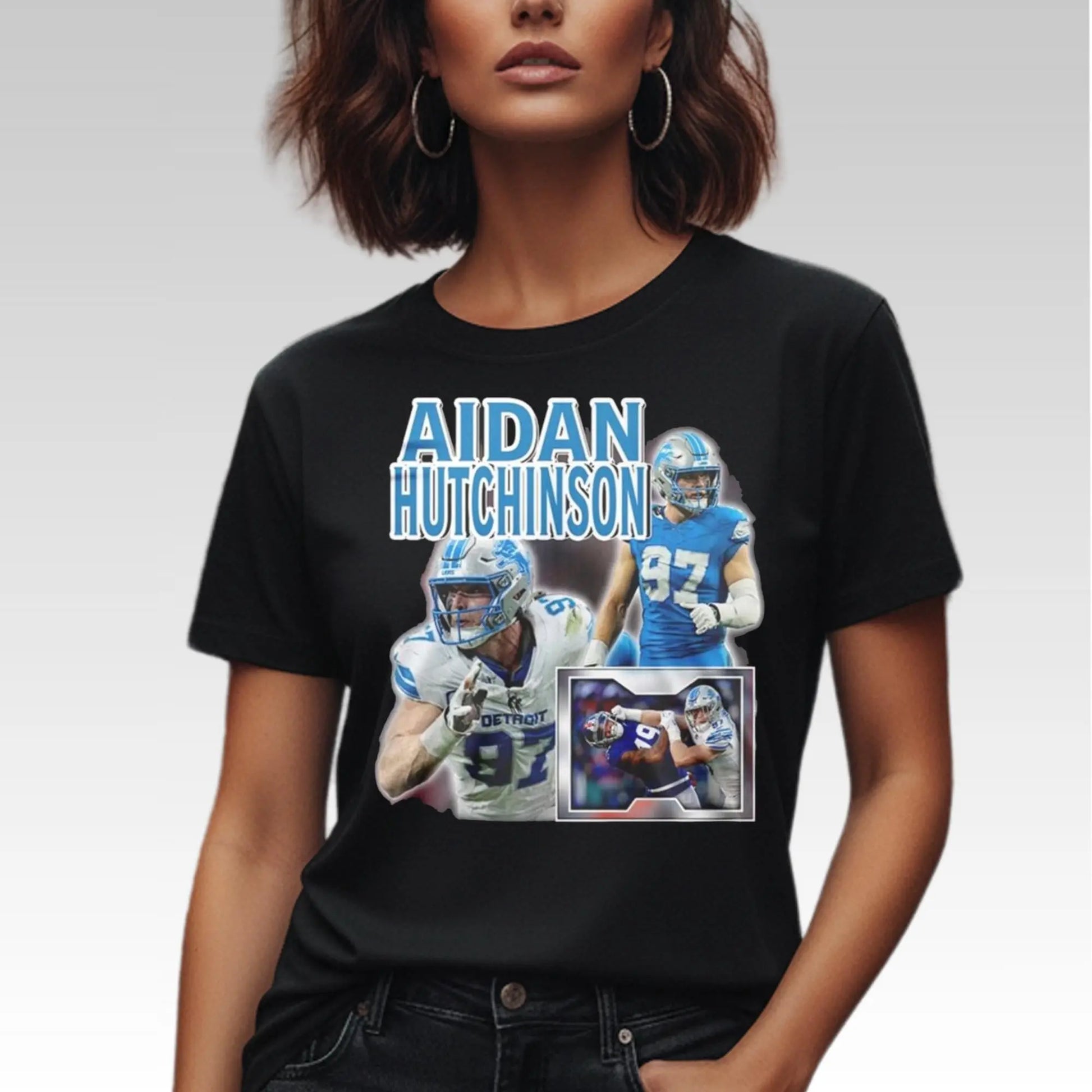 Kelvin Sheppard Wear Aidan Hutchinson Shirt - Bigfirefashion