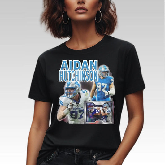 Kelvin Sheppard Wear Aidan Hutchinson Shirt - Bigfirefashion