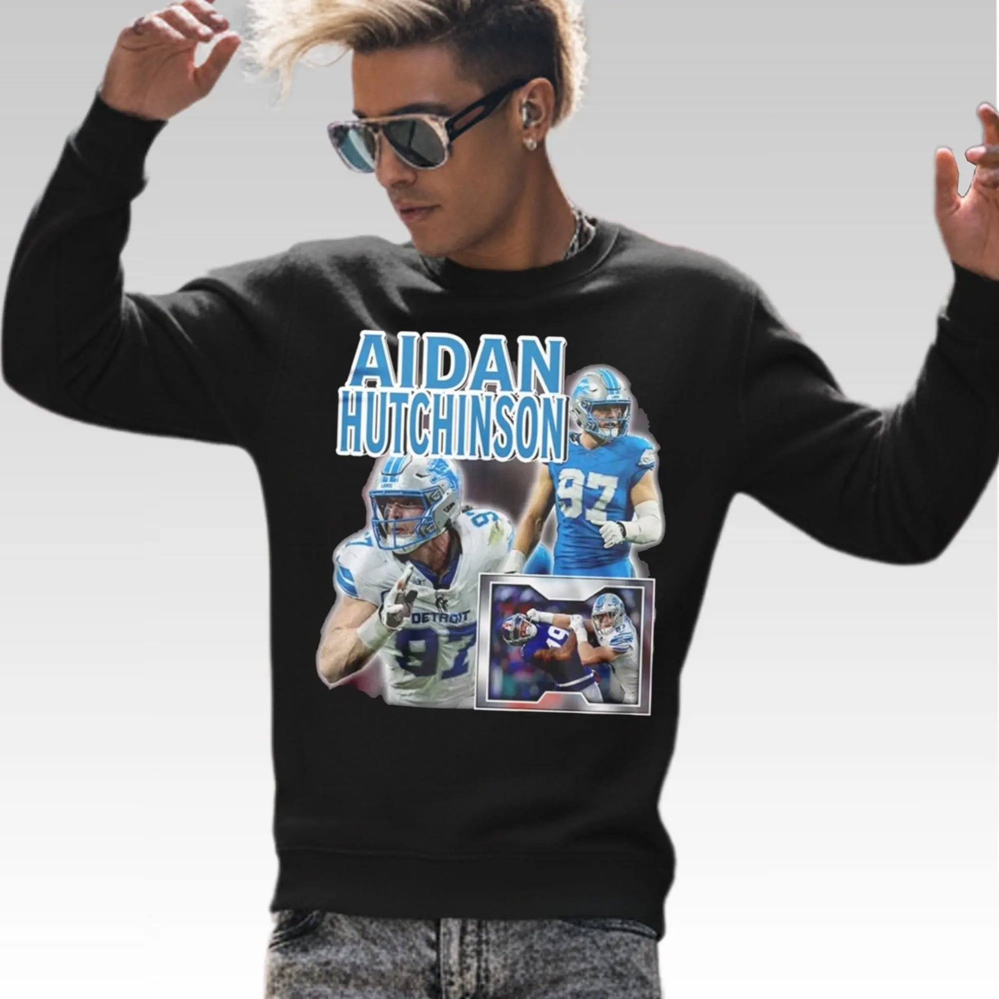 Kelvin Sheppard Wear Aidan Hutchinson Shirt - Bigfirefashion