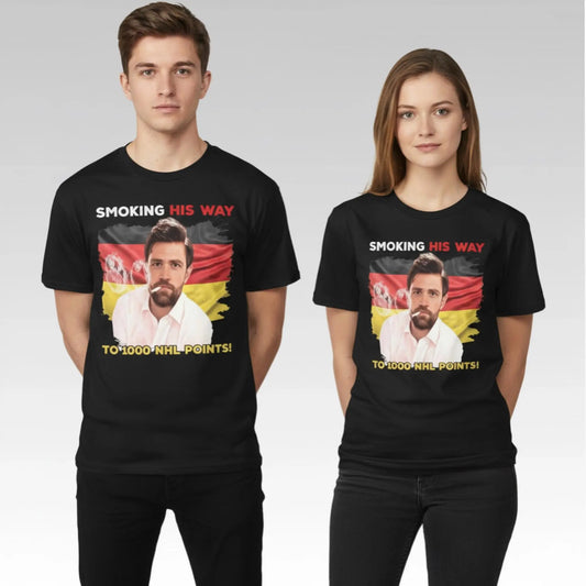 Leon Draisaitl Smoking His Way Top 1000 NHL Points Shirt