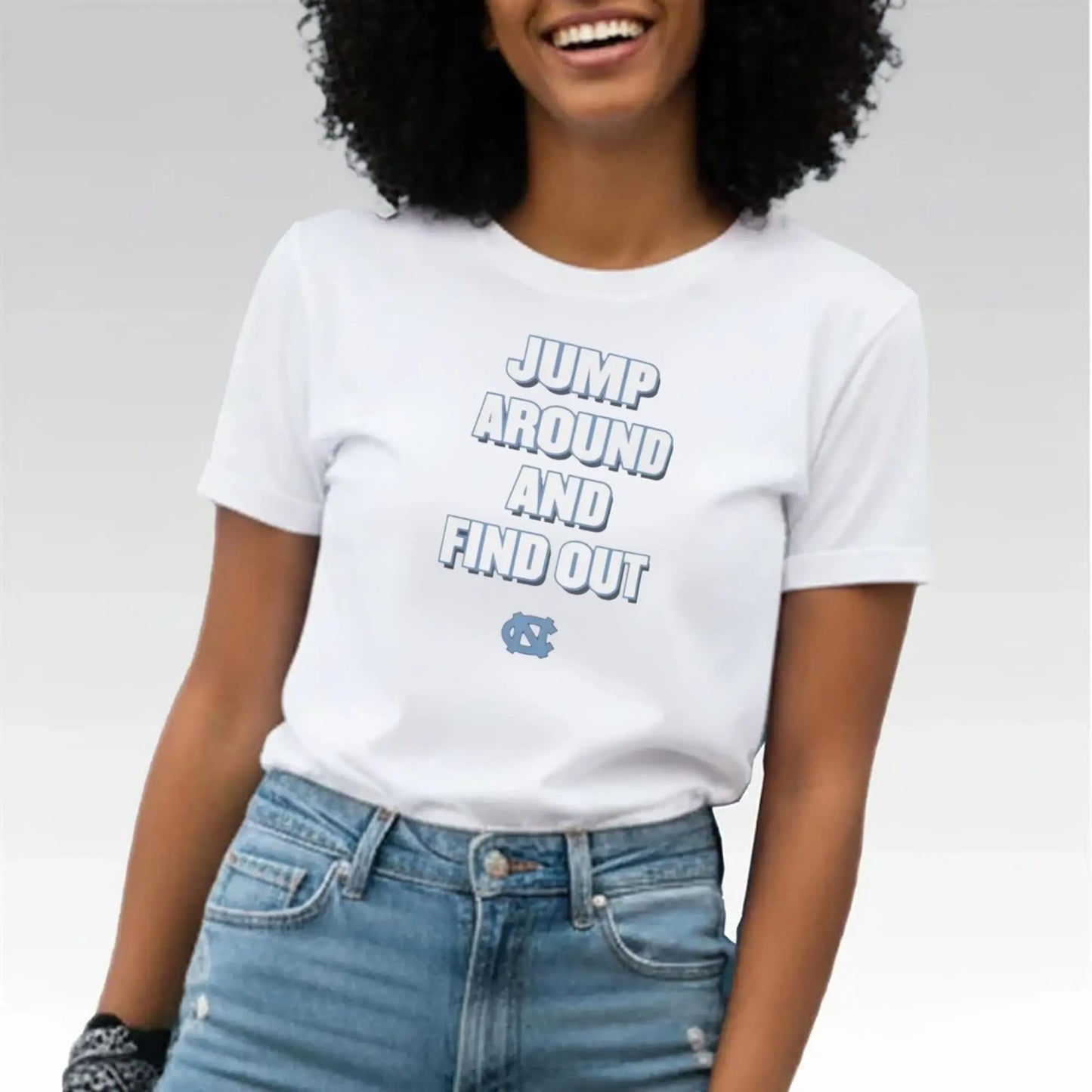 North Carolina Tar Heels Jump Around And Find Out Shirt Bigfire Fashion