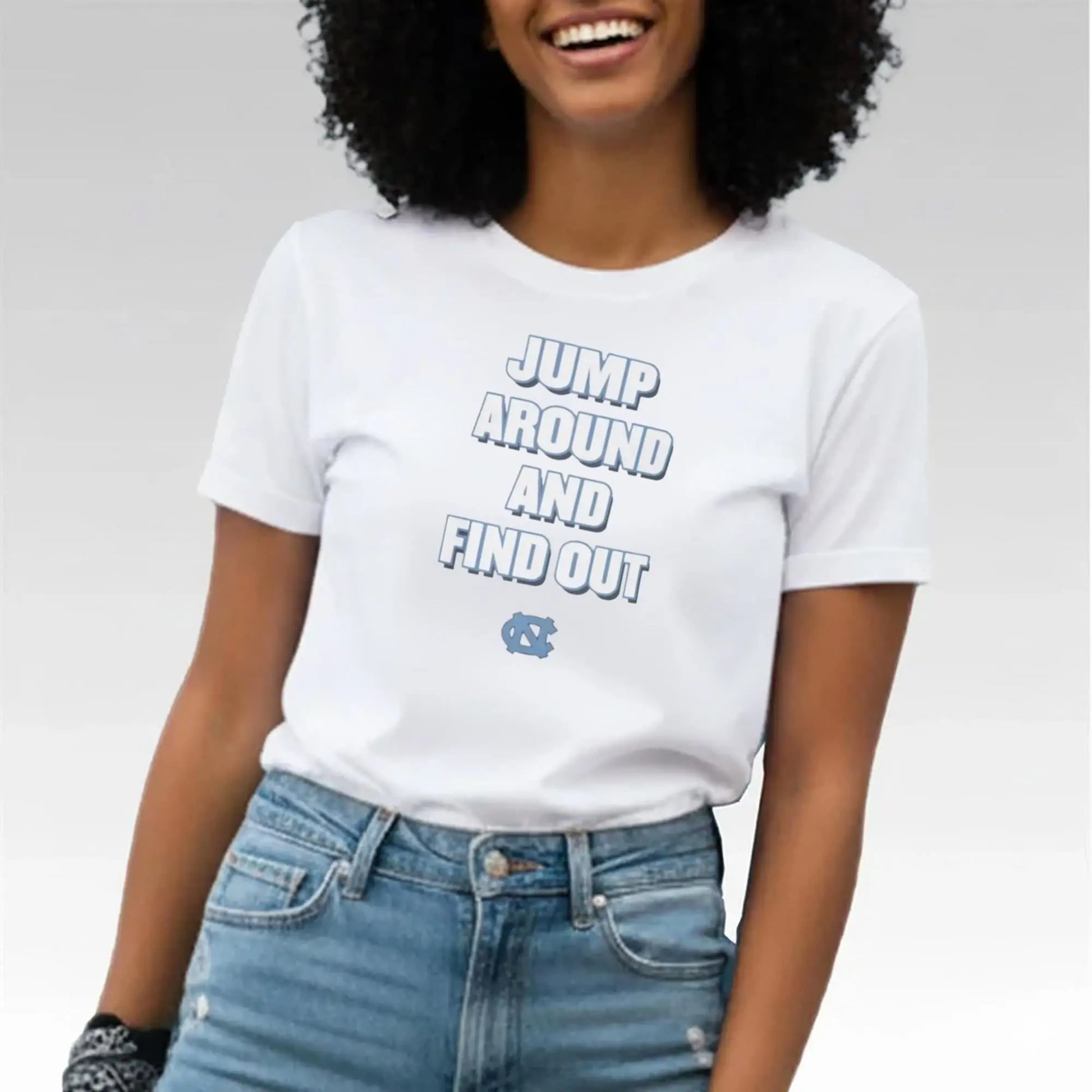 North Carolina Tar Heels Jump Around And Find Out Shirt Bigfire Fashion