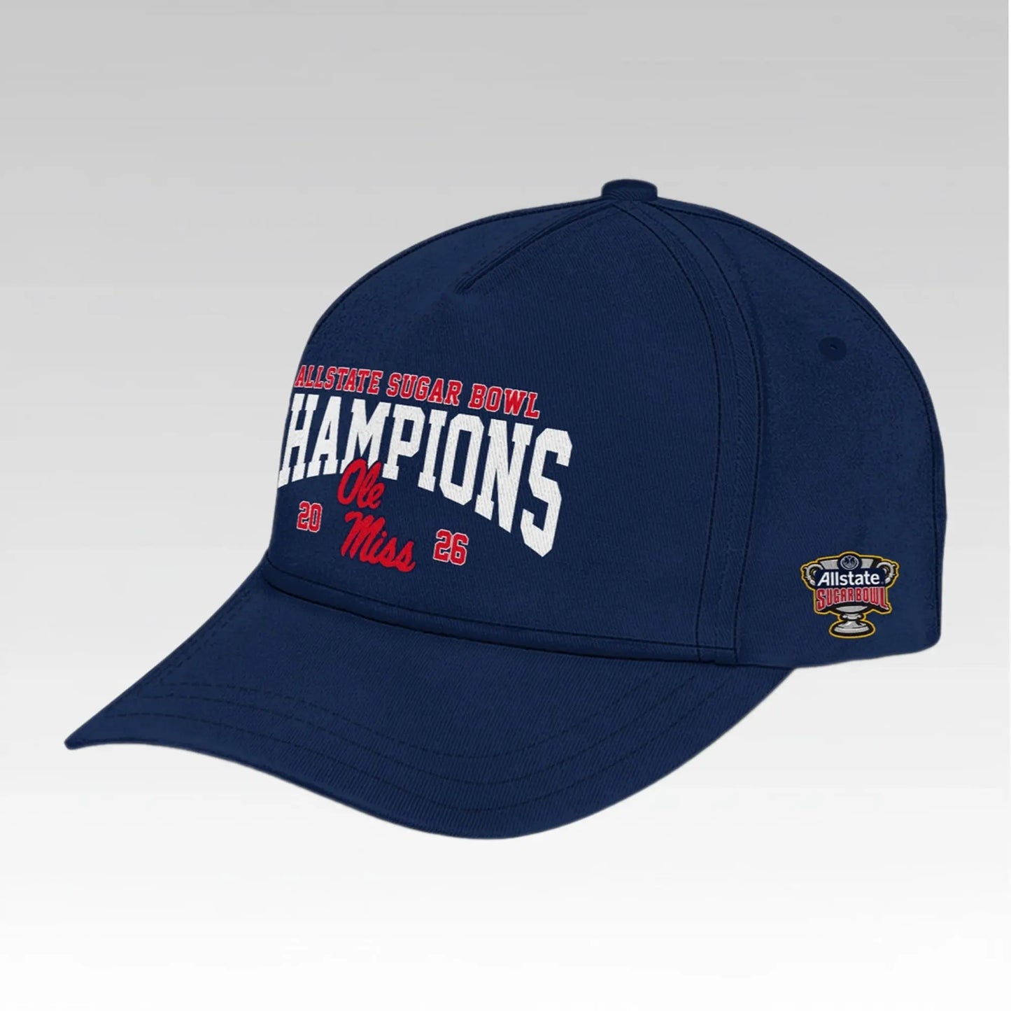Ole Miss Allstate Sugar Bowl Champions Hat Bigfirefashion