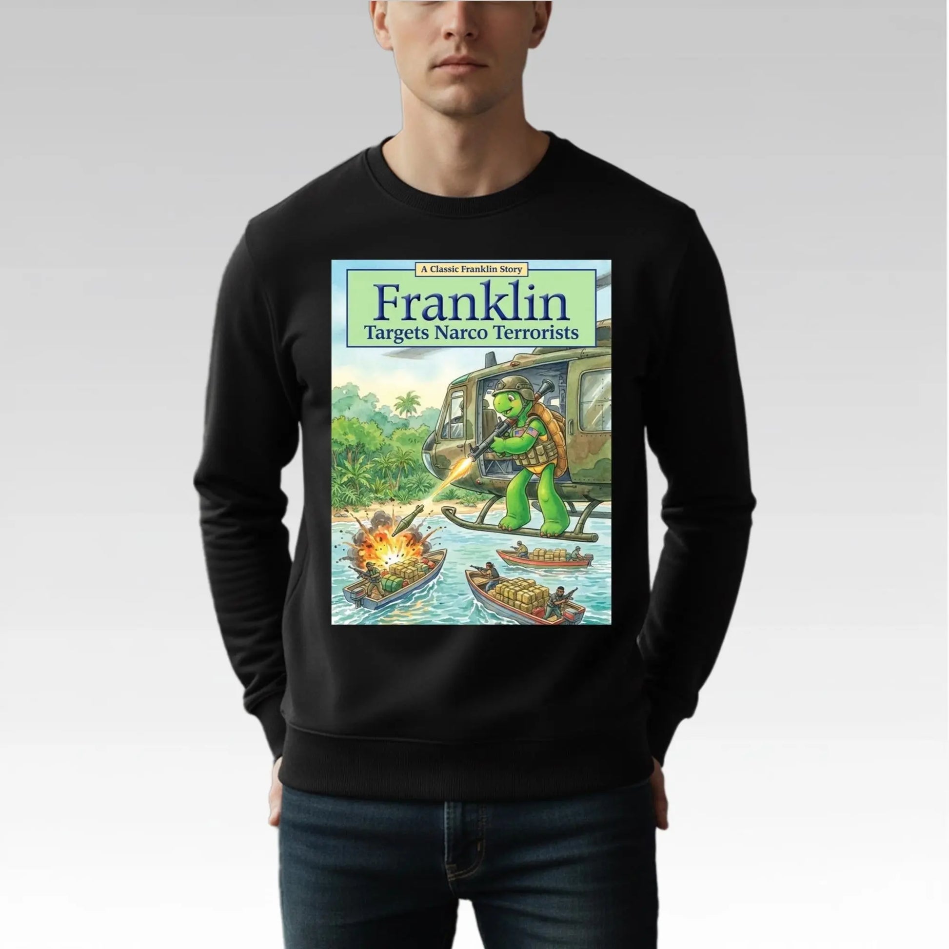 Pete Hegseth Turtle Franklin Target Narco Terrorists Shirt Bigfirefashion