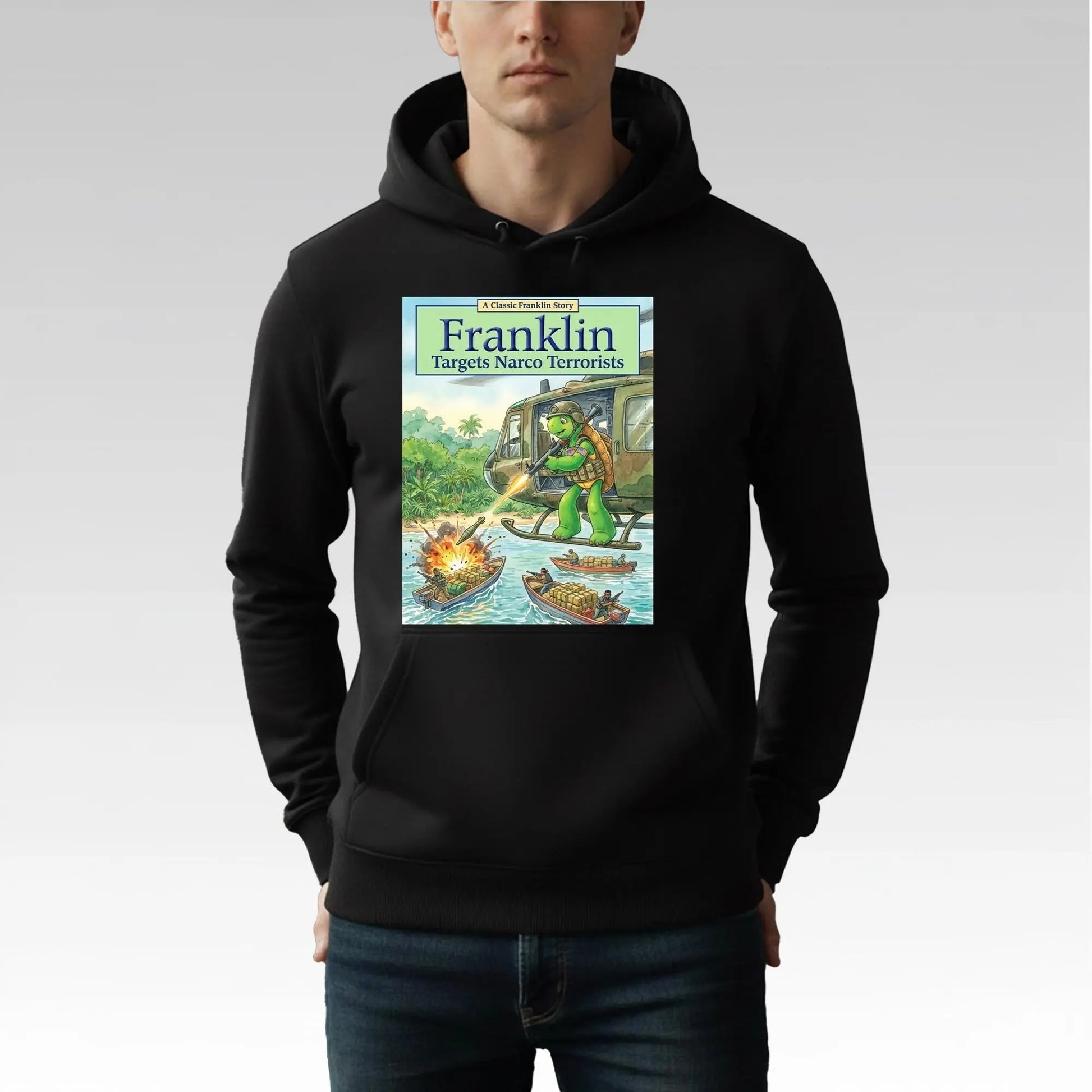 Pete Hegseth Turtle Franklin Target Narco Terrorists Shirt Bigfirefashion